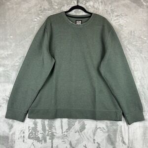 32 Degrees Heat Sweatshirt Men's XXL Green Long Sleeve Crewneck